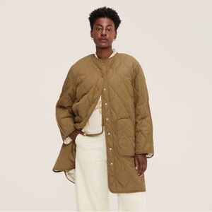 NWOT Woolrich Women’s Quilted coat with Floral Vest size LARGE